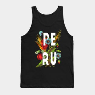 Peru Proud Flag, Peru gift heritage, Peruvian girl Boy Friend Peruano Tank Top